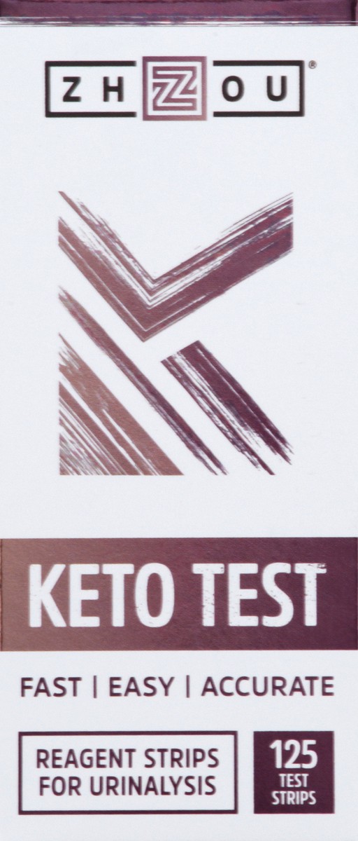 slide 6 of 11, Zhou Keto Test Strips, 125 ct
