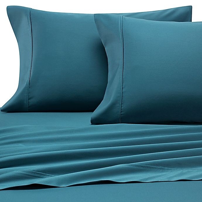 slide 1 of 1, Heartland HomeGrown 400-Thread-Count Solid Sateen Queen Sheet Set - Emerald, 1 ct