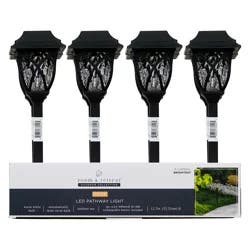 ROOM & RETREAT RR 12.7" Solar Power LED Pathway Lights