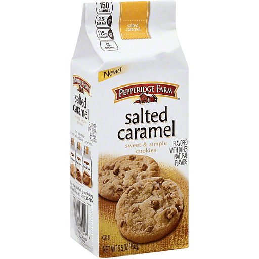 slide 2 of 3, Pepperidge Farm Salted Caramel Cookies, 5.5 oz