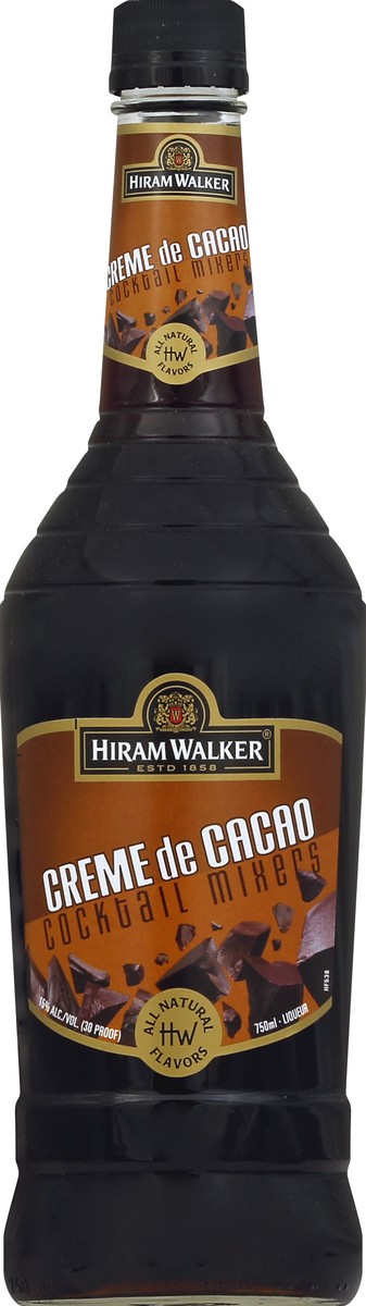 slide 2 of 2, Hiram Walker Cocktail Mixers, Creme de Cacao, 750 ml