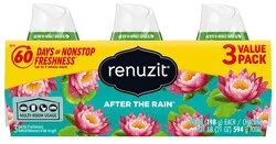 Renuzit After the Rain Gel Air Fresheners Value Pack - 3 - 7 oz Each