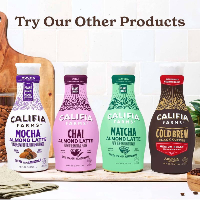 slide 2 of 7, Califia Farms Chai Almond Latte - 48fl oz, 48 fl oz