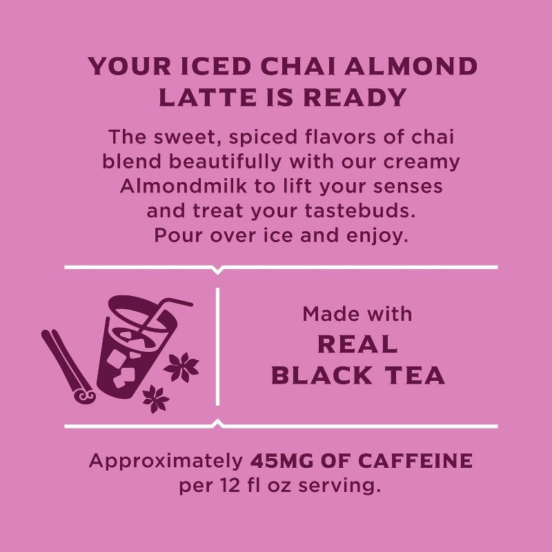slide 5 of 7, Califia Farms Chai Almond Latte - 48fl oz, 48 fl oz