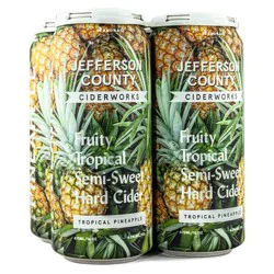 Jefferson County Ciderworks Tropical Pineapple 4Pk