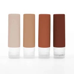 MYTAGALONGS 4pc Silicone Travel Bottles