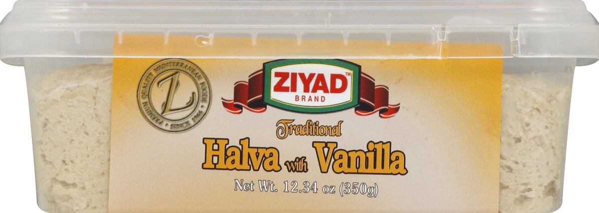 slide 3 of 5, Ziyad Halva With Vanilla, 12.34 oz