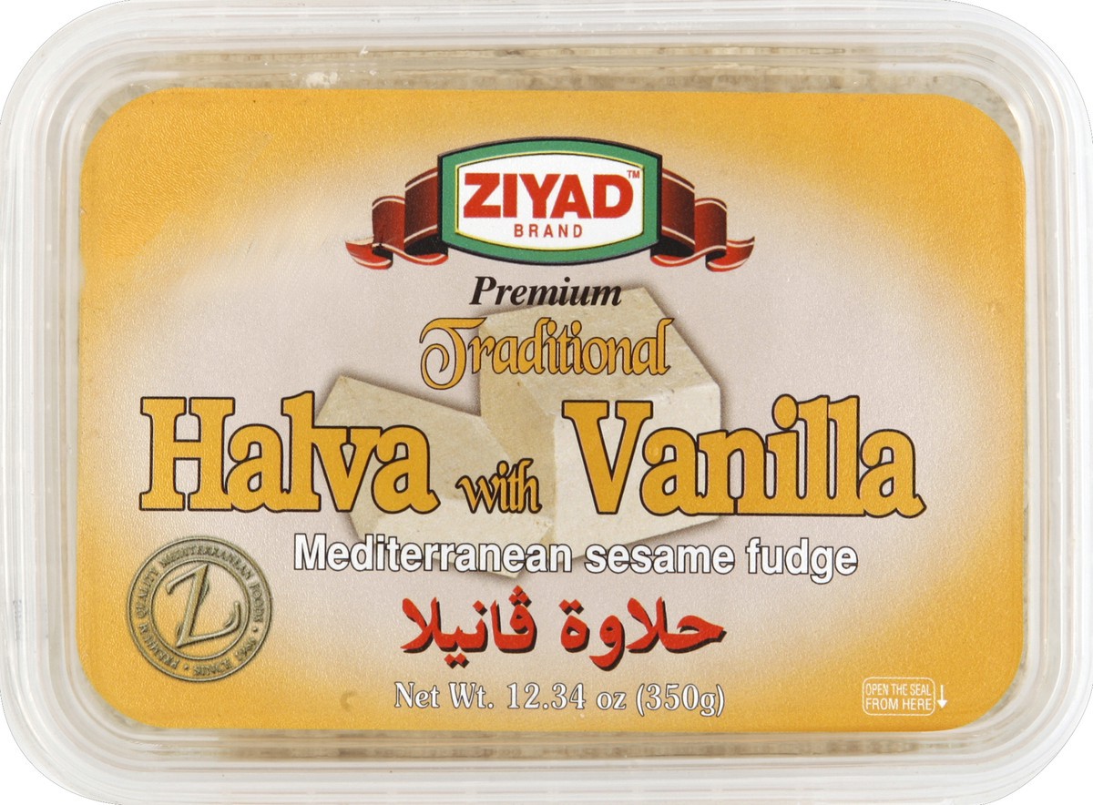 slide 2 of 5, Ziyad Halva With Vanilla, 12.34 oz