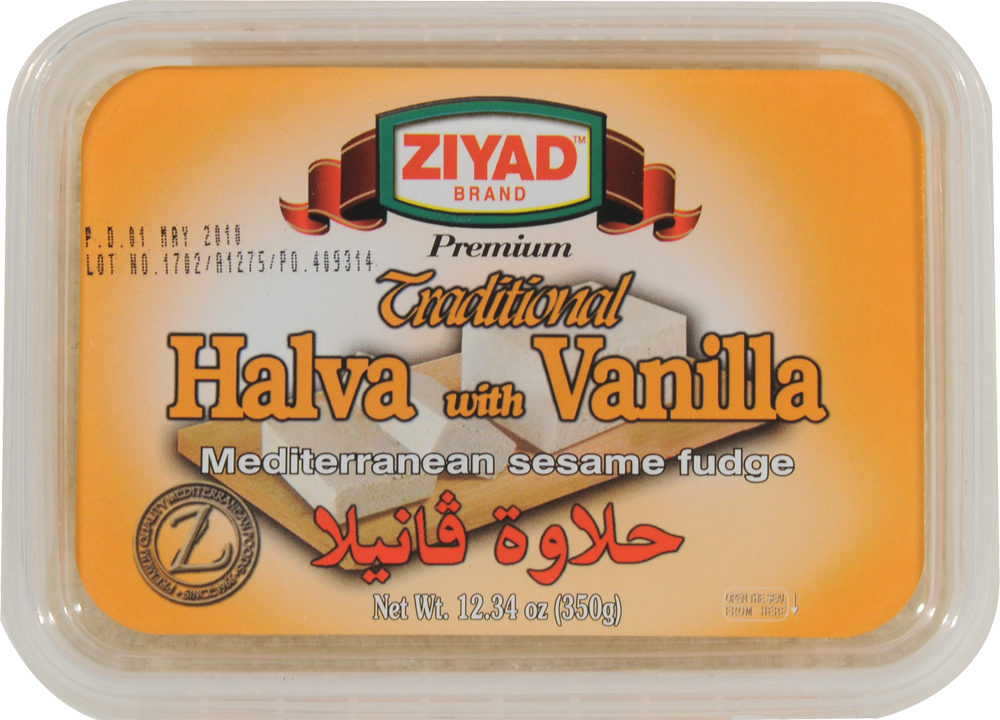 slide 1 of 5, Ziyad Halva With Vanilla, 12.34 oz