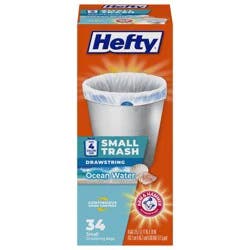 Hefty Drawstring Small Trash Bag