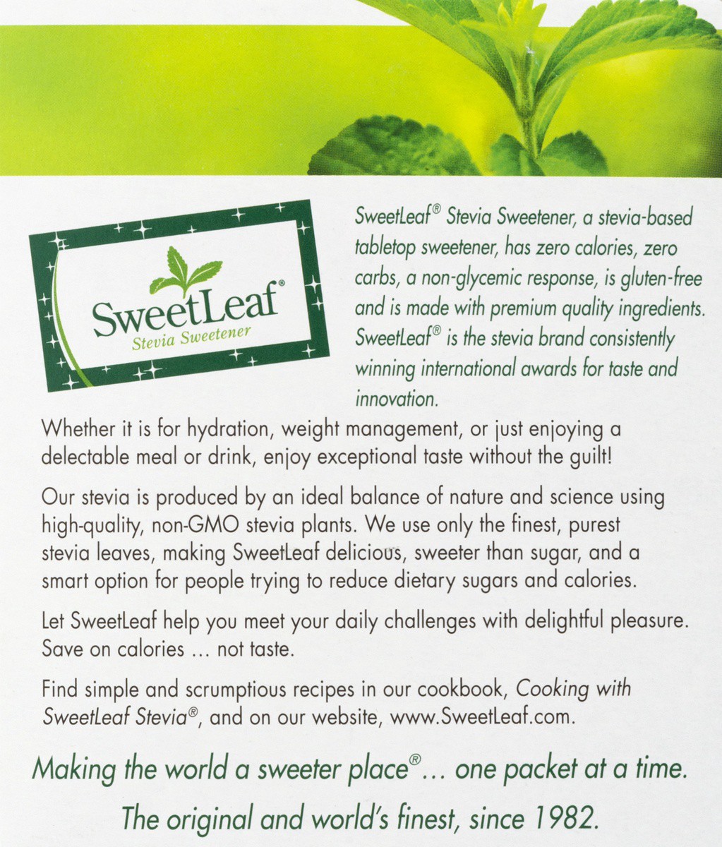 slide 8 of 9, SweetLeaf Stevia Packets, 35 ct