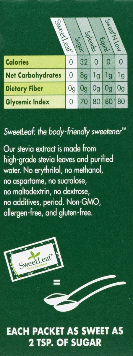 slide 7 of 9, SweetLeaf Stevia Packets, 35 ct