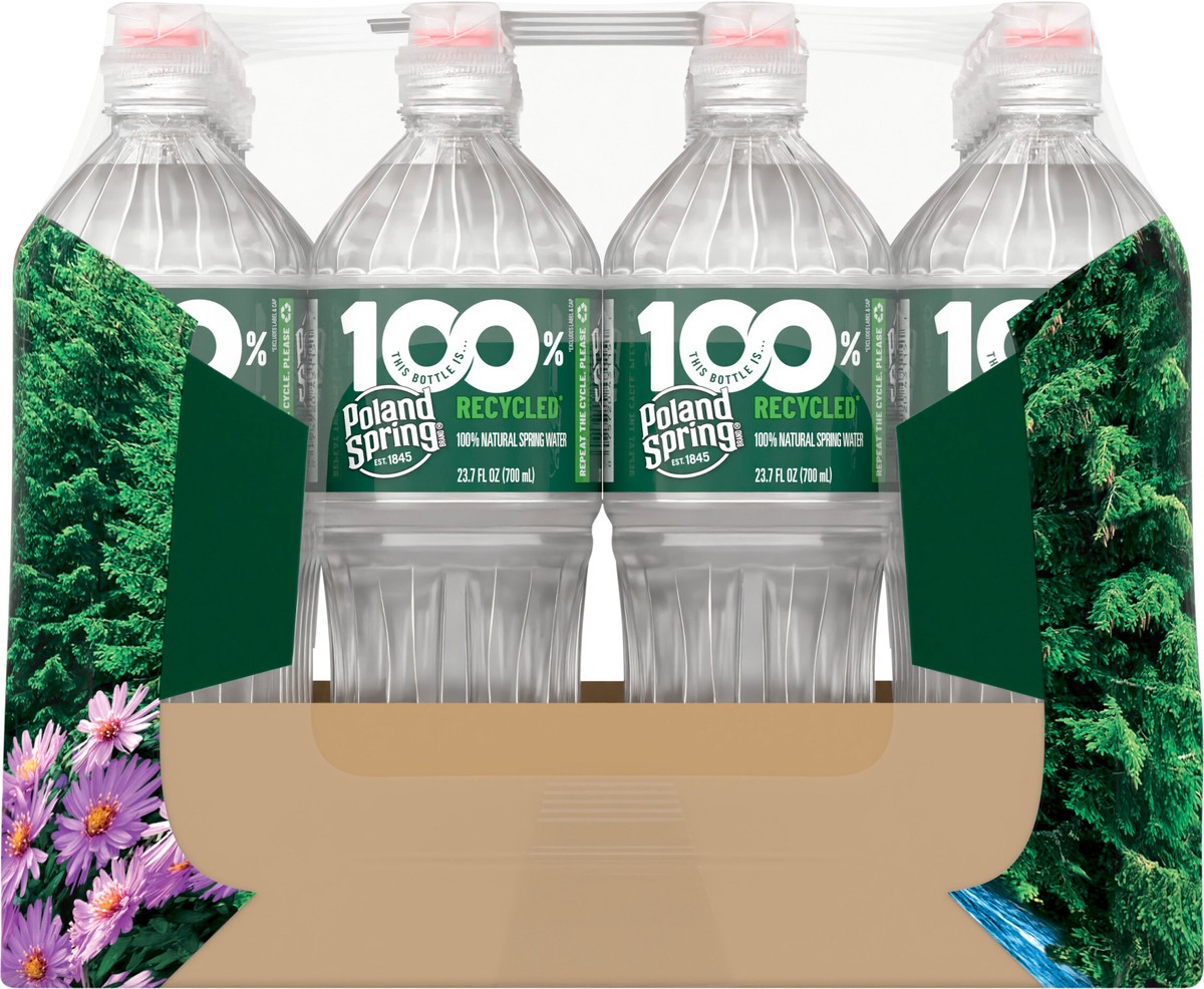 slide 7 of 8, POLAND SPRING Brand 100% Natural Spring Water, 23.7-ounce plastic bottles (Pack of 24), 24 ct