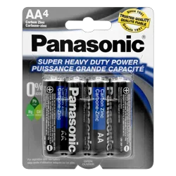Panasonic Super Heavy Duty AA Batteries