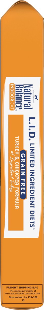 slide 4 of 9, Natural Balance L.I.D. Limited Ingredient Diets Indoor Grain Free Turkey & Chickpea Formula Cat Food 10 lb, 10 lb