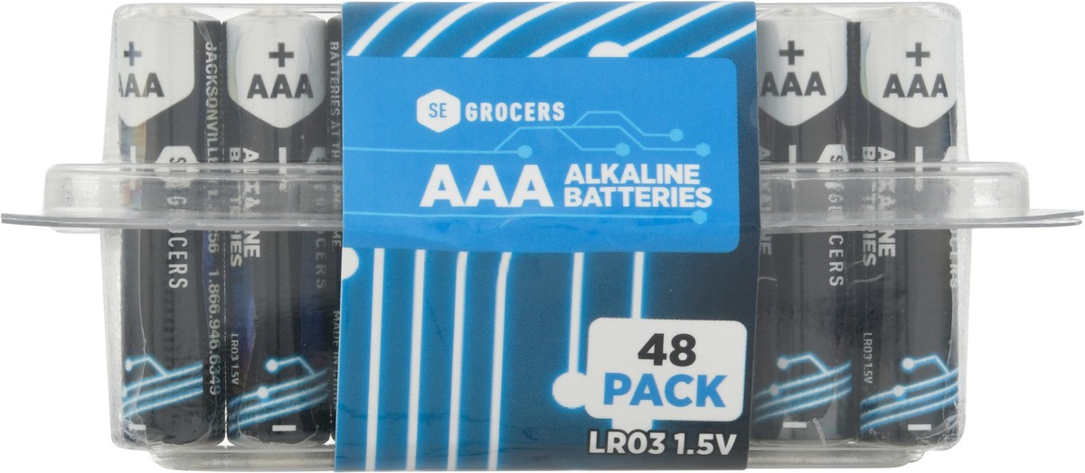 slide 6 of 9, Se Grocers Aaa Battery, 48 ct