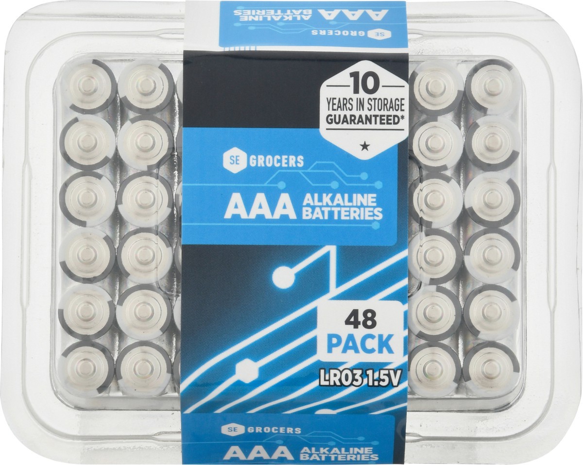 slide 3 of 9, Se Grocers Aaa Battery, 48 ct