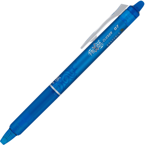 slide 7 of 10, Pilot Frixion Erasable Retractable Gel Pens, Fine Point, 0.7 Mm, Black/Marine/Lavender Barrels, Black/Marine/Lavender Ink, Pack Of 3 Pens, 3 ct