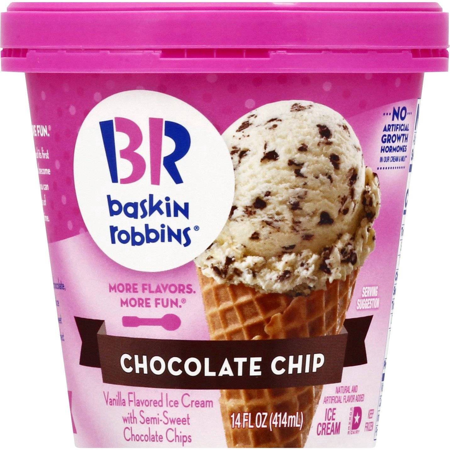 slide 8 of 11, Baskin-Robbins Chocolate Chip Ice Cream - 14oz, 