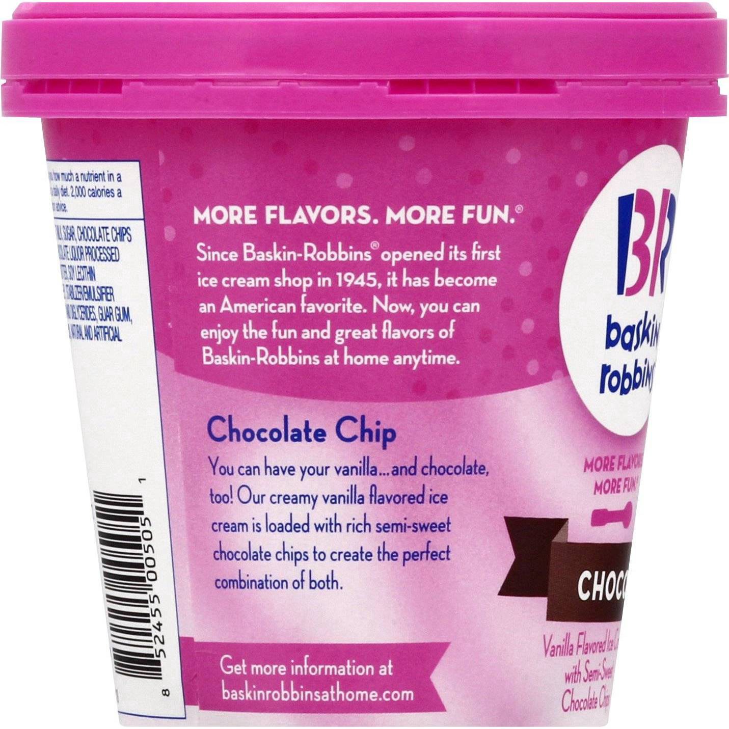 slide 9 of 11, Baskin-Robbins Chocolate Chip Ice Cream - 14oz, 