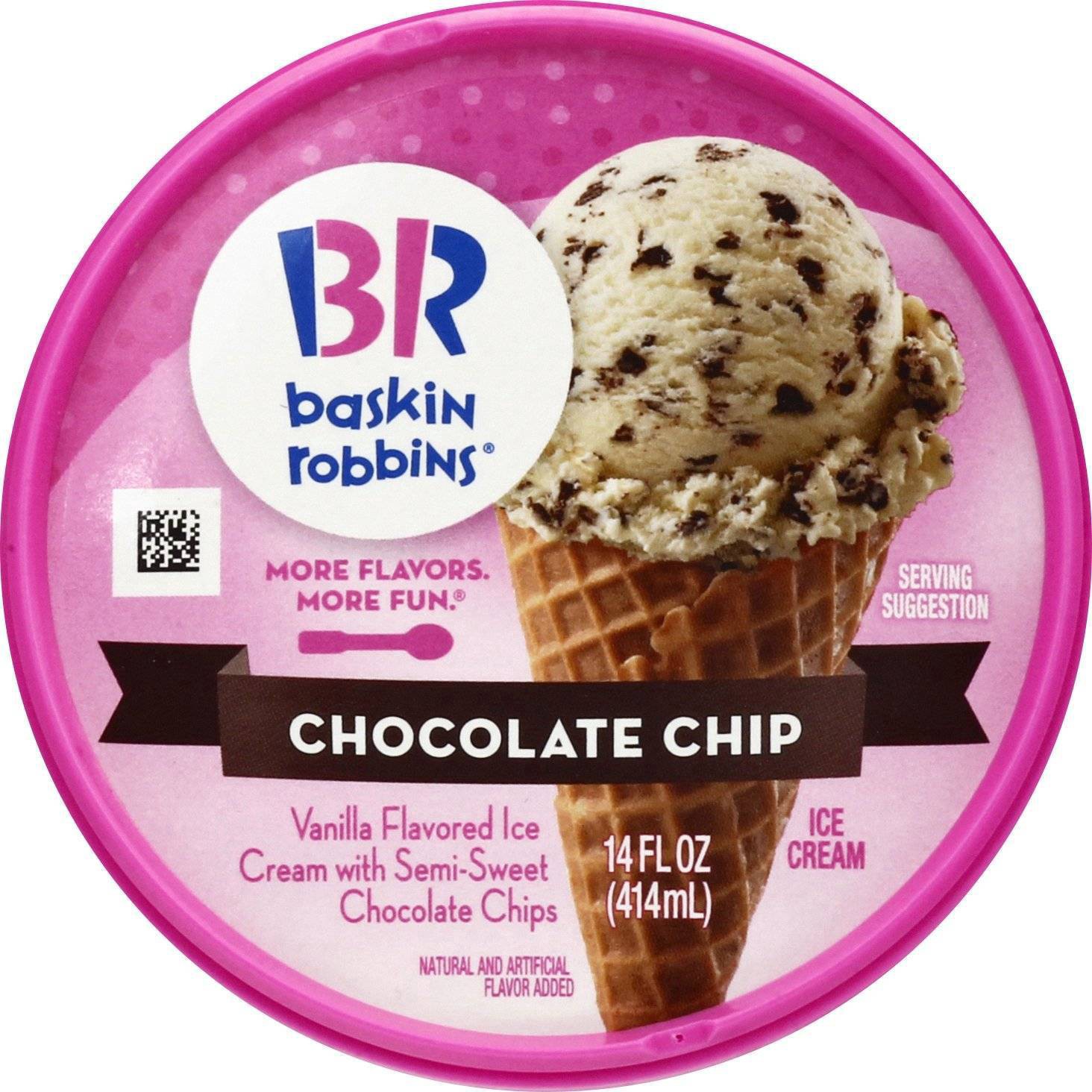 slide 10 of 11, Baskin-Robbins Chocolate Chip Ice Cream - 14oz, 