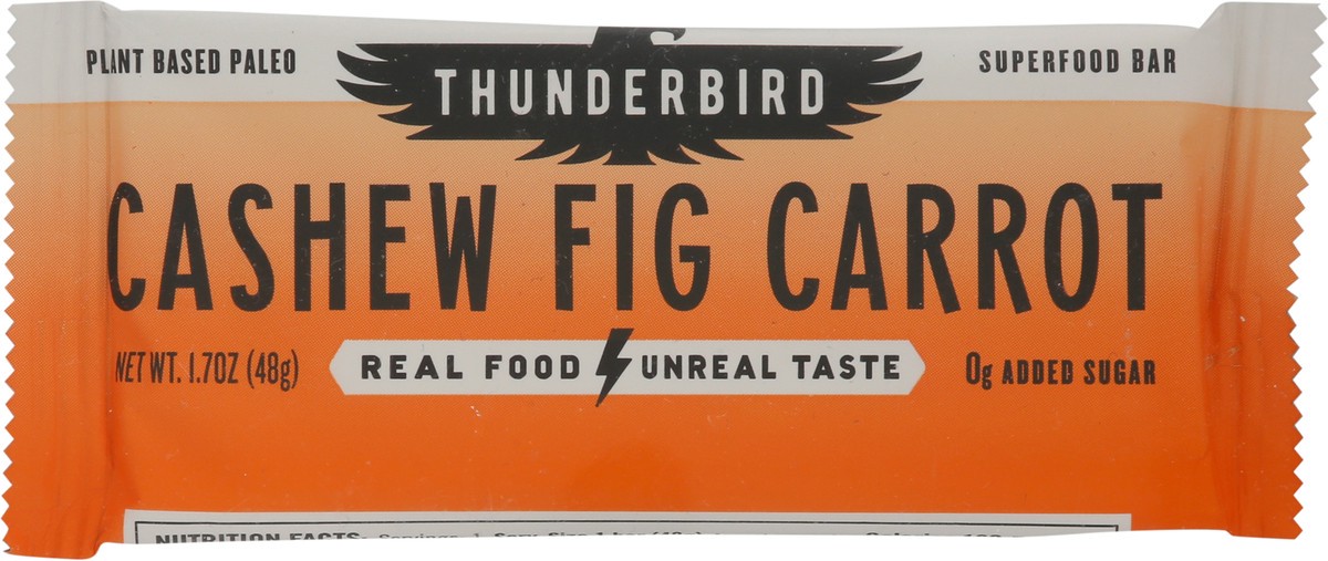 slide 7 of 12, Thunderbird Energetica Cashew Fig Carrot Bar, 1.7 oz