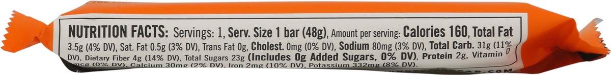 slide 10 of 12, Thunderbird Energetica Cashew Fig Carrot Bar, 1.7 oz