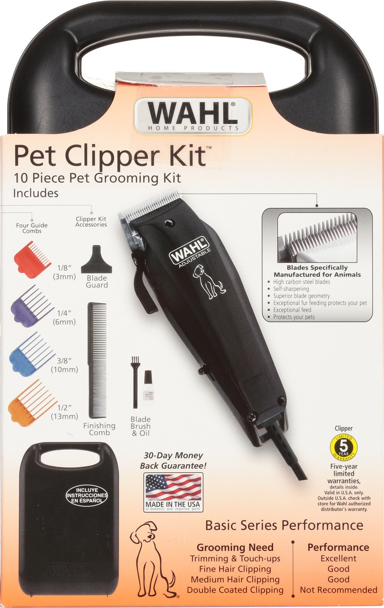 slide 3 of 12, Wahl Basic Series Pet Clipper Kit 10 1 ea, 1 ea