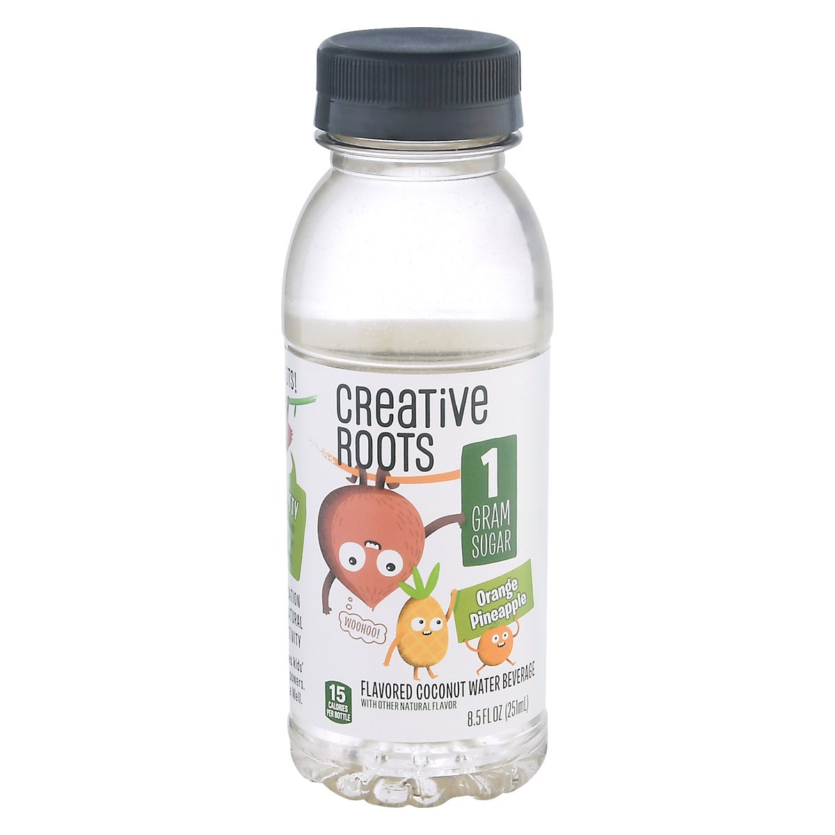 slide 1 of 13, Creative Roots Orange Pineapple Naturally Flavored Coconut Water Beverage, 8.5 fl oz Bottle, 8.50 fl oz