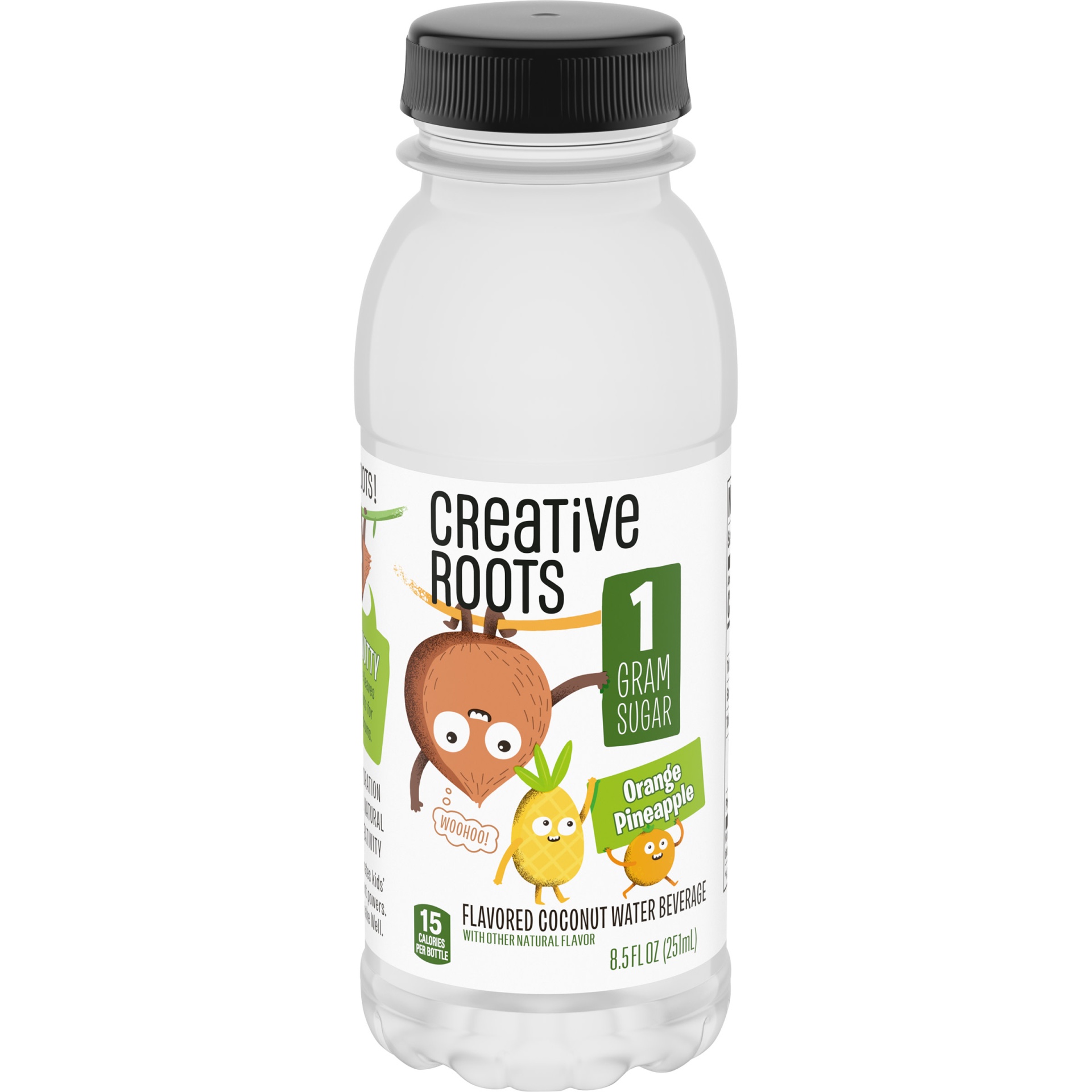 slide 1 of 1, Creative Roots Orange Pineapple Naturally Flavored Coconut Water Beverage Bottle, 8.5 fl oz