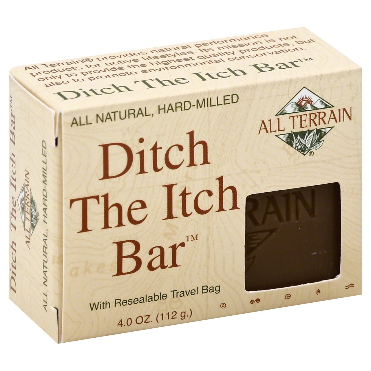 slide 1 of 1, All Terrain Ditch The Itch Bar, 4 oz