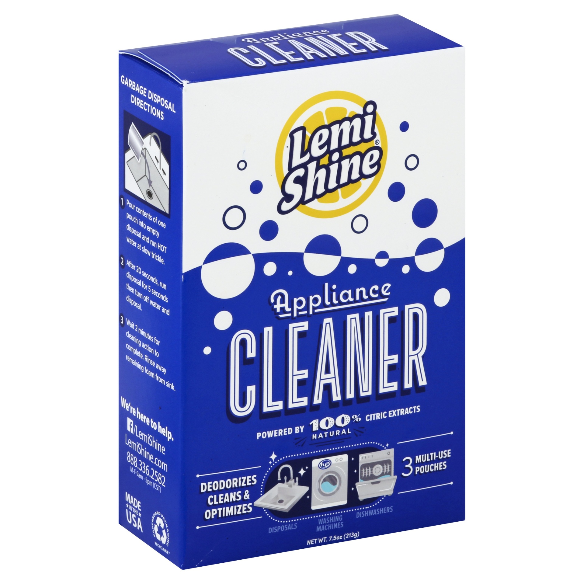 slide 1 of 2, Lemi Shine Citrus Multi Purpose Machine Cleaner, 7.5 oz