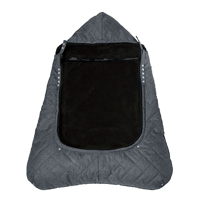 slide 2 of 2, 7AM Enfant K-Poncho 3-in-1 Baby Carrier Cover & Stroller Blanket with Plush Lining - Grey, 1 ct