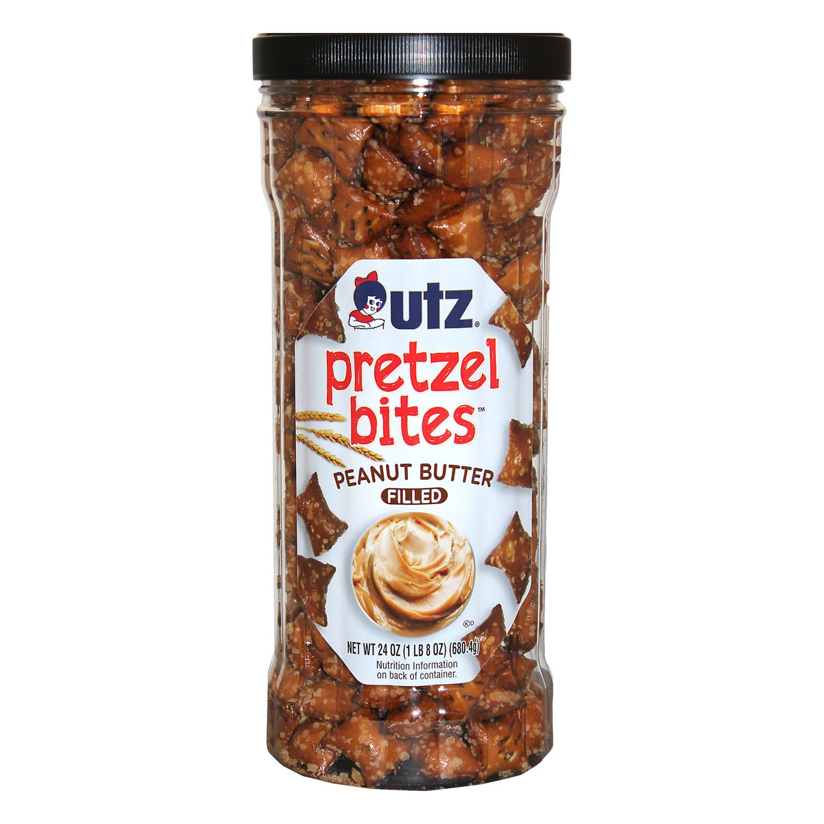 slide 2 of 11, Utz Filled Peanut Butter Pretzel Bites - 24 oz, 24 oz