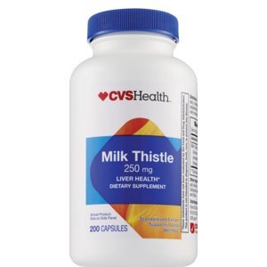 slide 1 of 1, CVS Health Milk Thistle Capsules, 200 ct