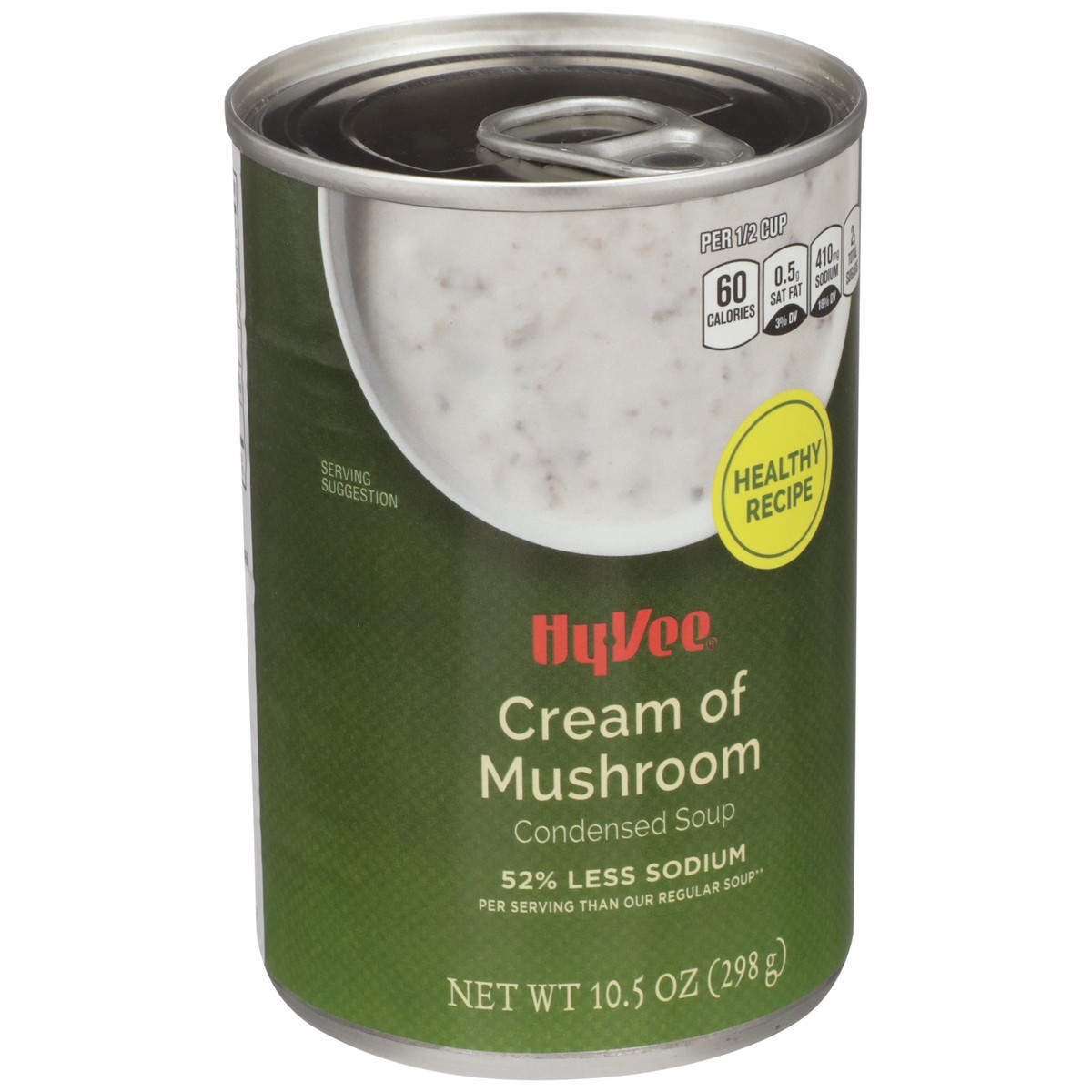 slide 7 of 8, Hy-vee Cream Of Mushroom Condensed Soup, 10.5 oz