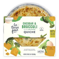La Terra Fina Quiche, Cheddar And Broccoli