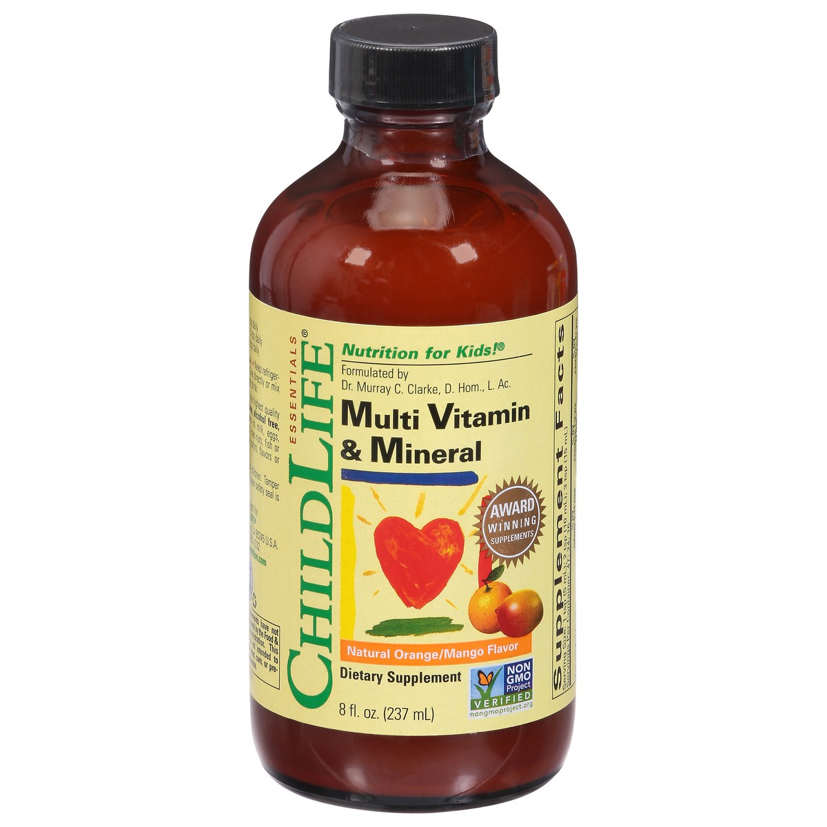 slide 6 of 13, ChildLife Natural Orange/Mango Flavor Multi Vitamin & Mineral 8 fl oz, 8 oz