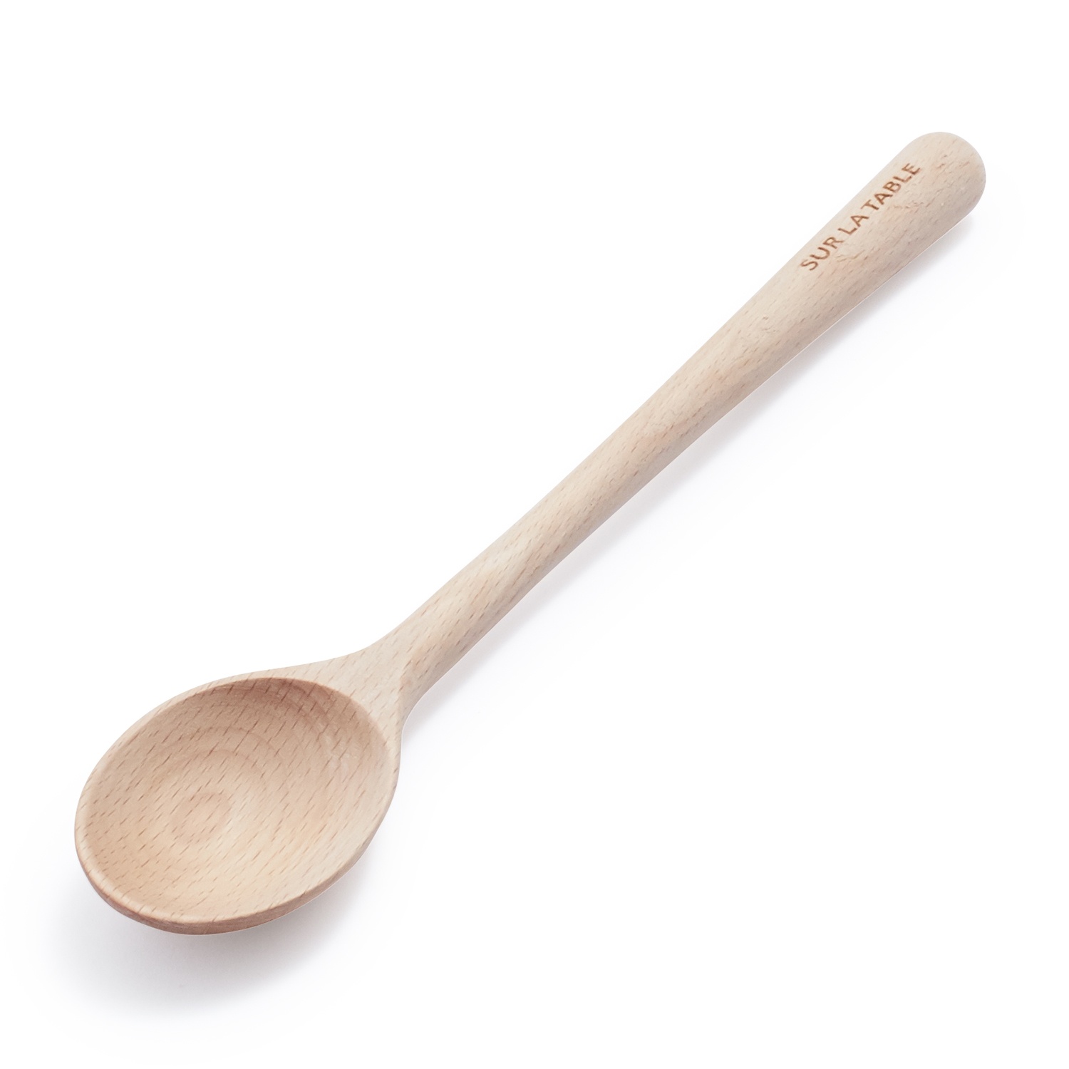 slide 1 of 1, Sur La Table Beechwood Spoon, 16 in