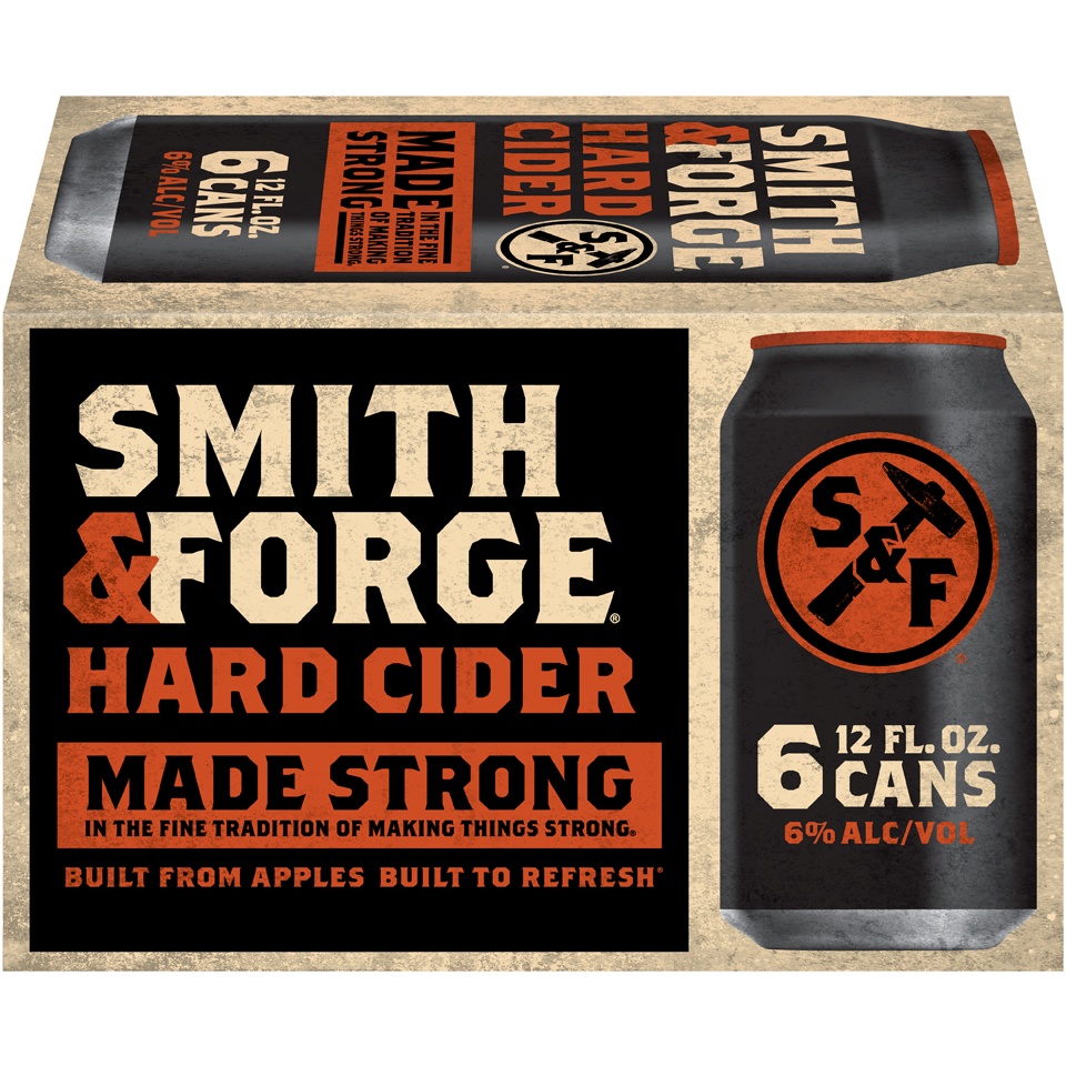 slide 1 of 1, Smith & Forge Hard Cider, 6 ct; 12 oz