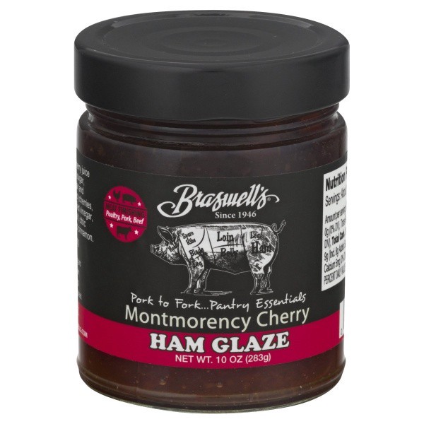 slide 1 of 1, Braswell's Montmorency Cherry Ham Glaze, 10 oz