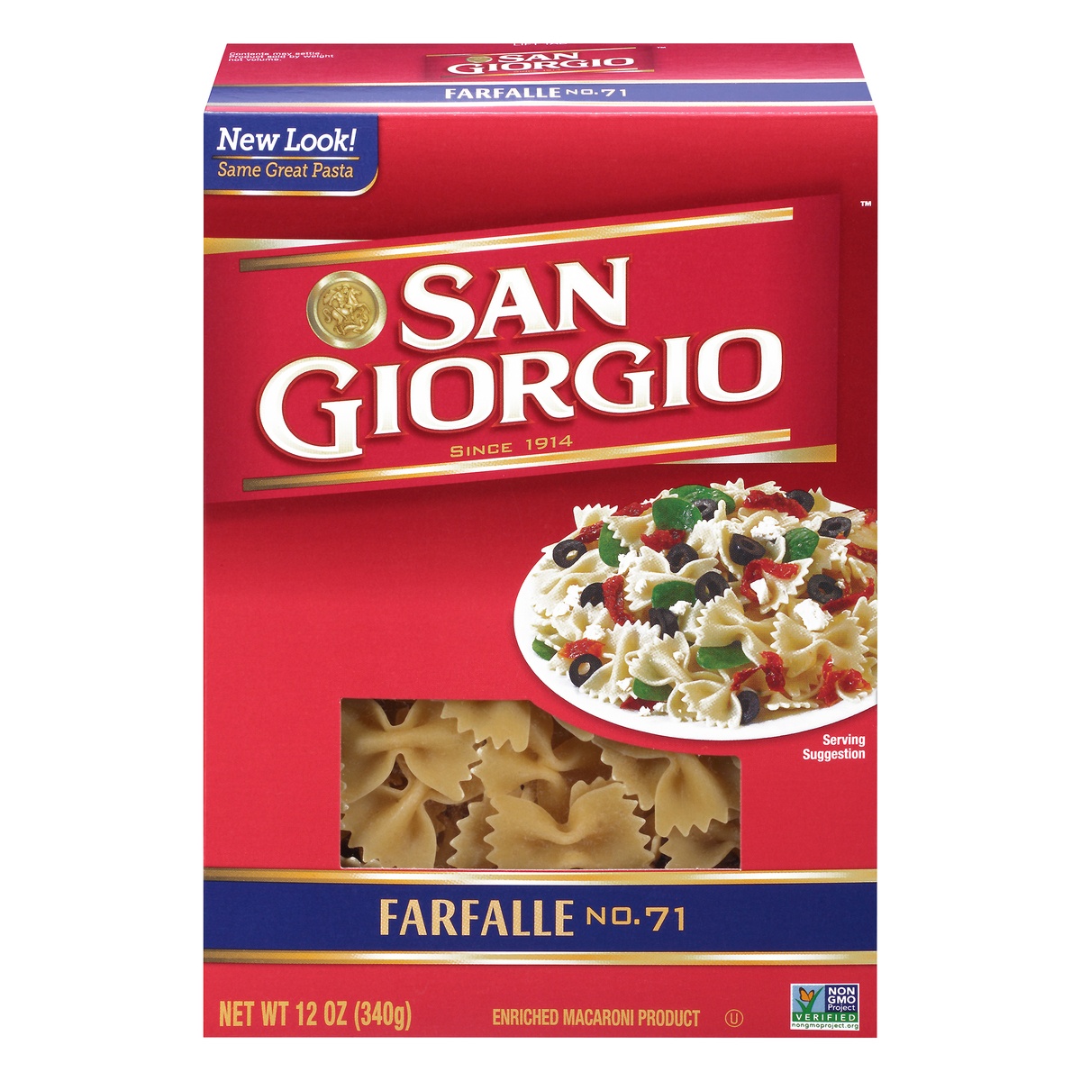 slide 1 of 8, San Giorgio No. 71 Farfalle 12 oz, 