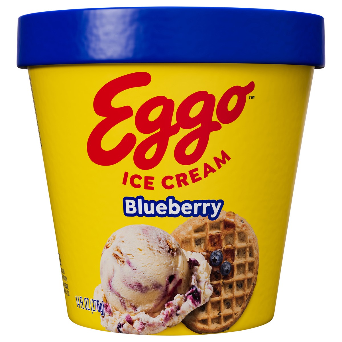 slide 2 of 2, Kellogg's Eggo Blueberry Ice Cream, 14 oz
