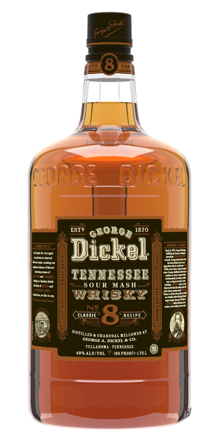 slide 1 of 1, George Dickel #8 Tenn Whiskey, 1.75 liter