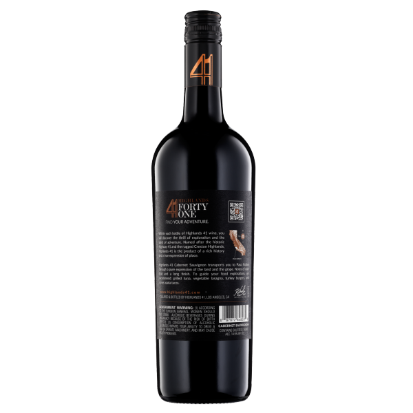 slide 3 of 17, Highlands 41 Paso Robles Cabernet Sauvignon Red Wine 750 ml, 750 ml