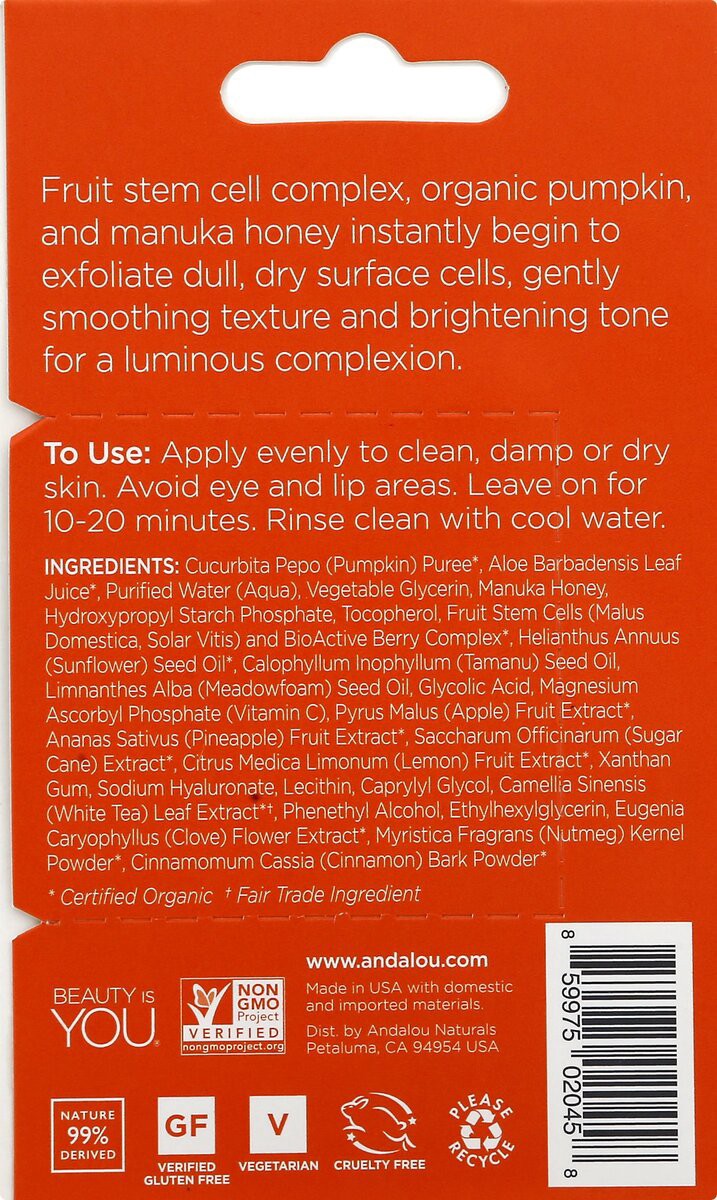 slide 5 of 9, Andalou Naturals Makeup Face Mask Pod, 0.28 oz