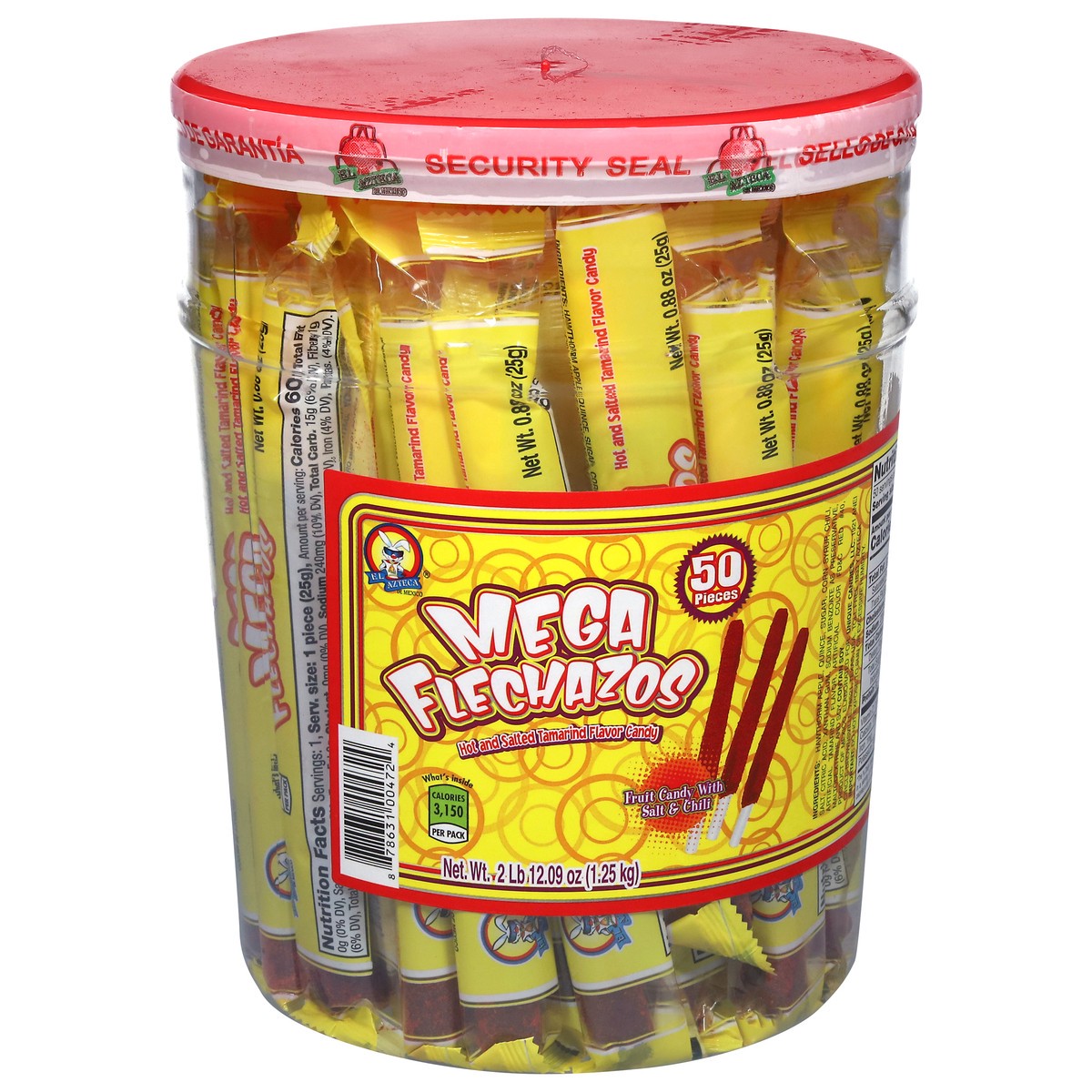 slide 1 of 15, Mega Flechazos Hot and Salted Tamarind Flavor Candy - 50 Each, 50 ct
