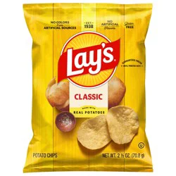 Lay's Potato Chips Classic 2 1/2 Oz