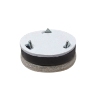 slide 8 of 29, Super Sliders 1" Round Ultimate Grip Pads for Wooden Furniture, Beige, 8 ct
