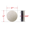 slide 11 of 29, Super Sliders 1" Round Ultimate Grip Pads for Wooden Furniture, Beige, 8 ct
